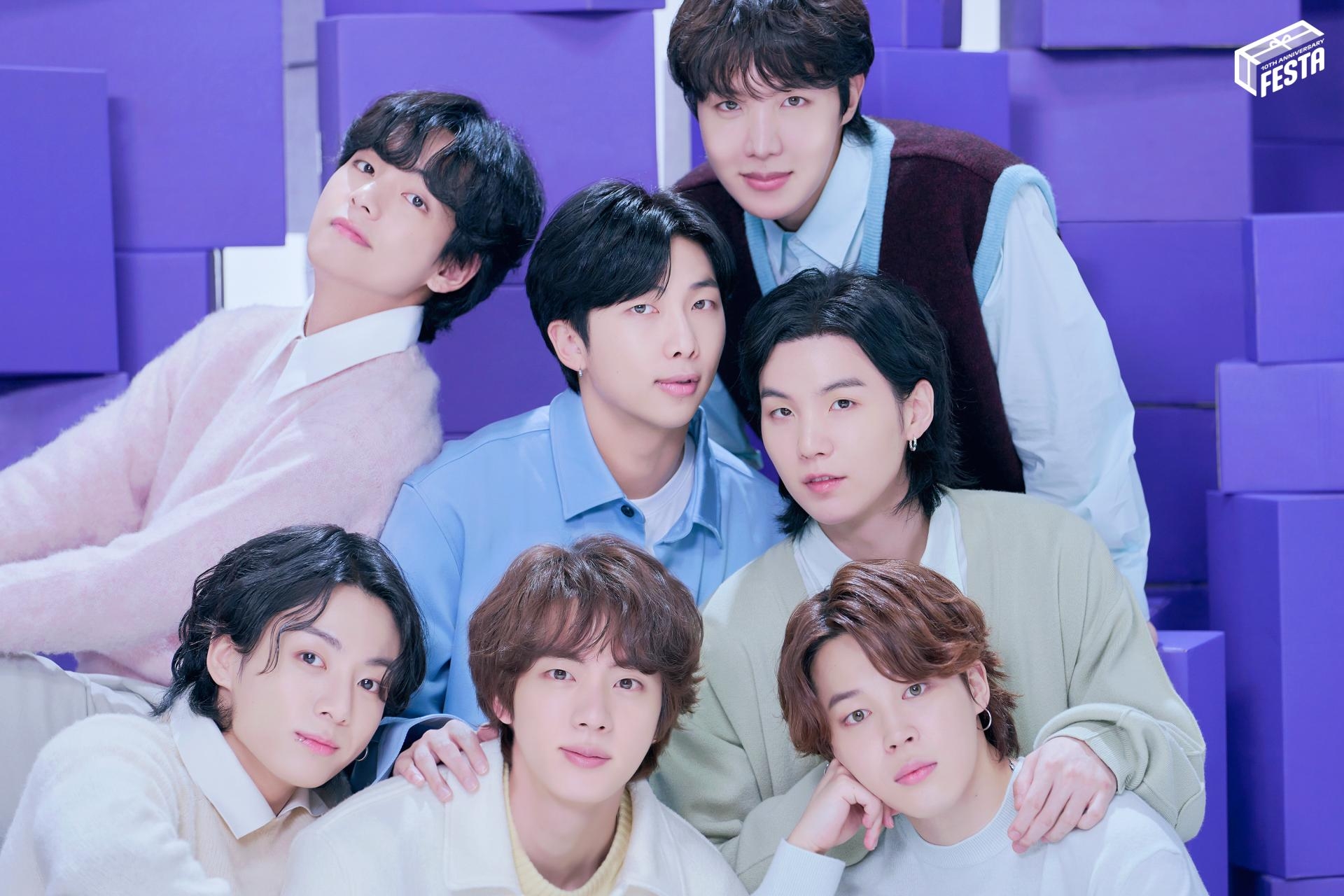 BTS Celebrates 10th Debut Anniversary In Fun Group Photos For 2023