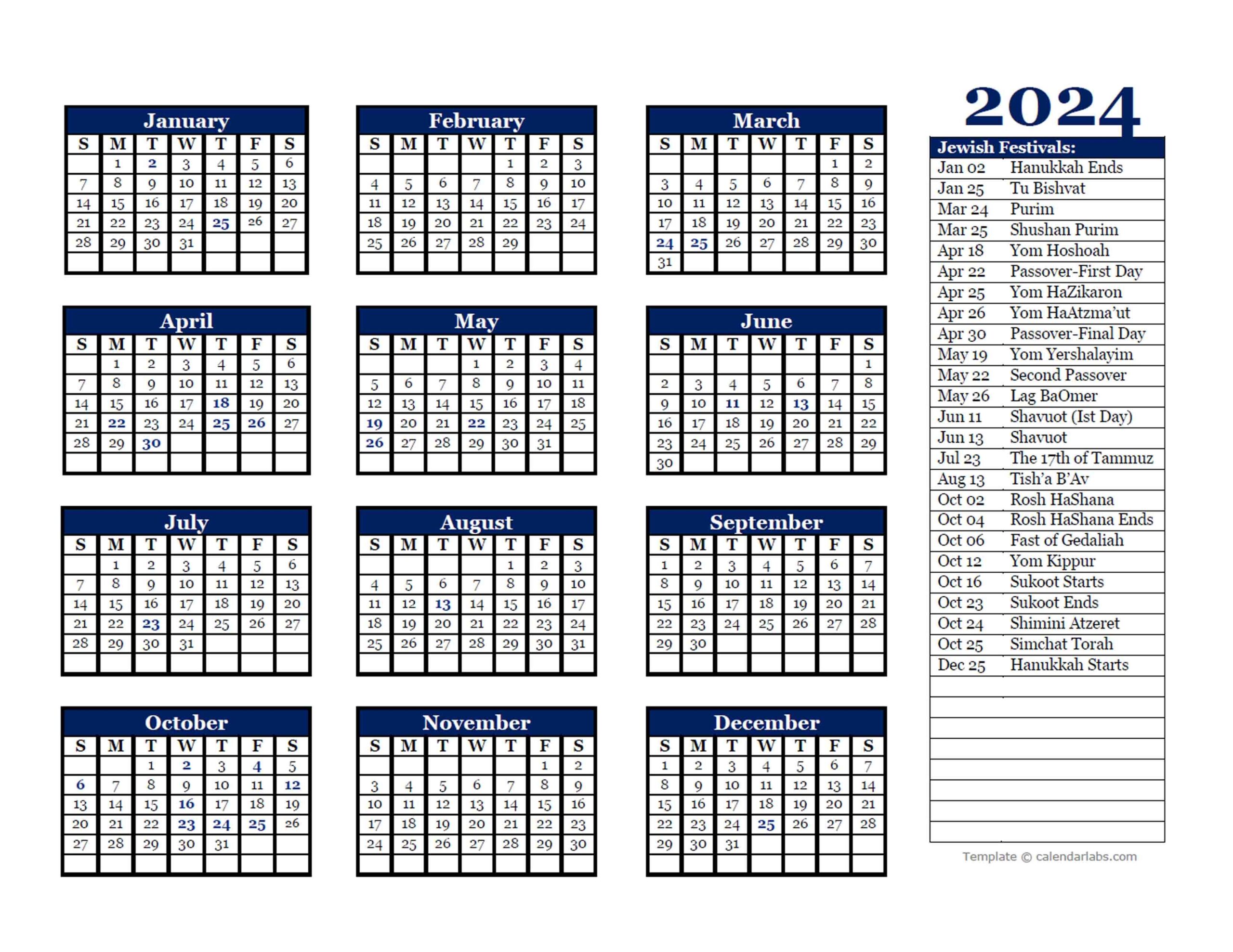 Calendar Hebrew 2025 Calla Gia