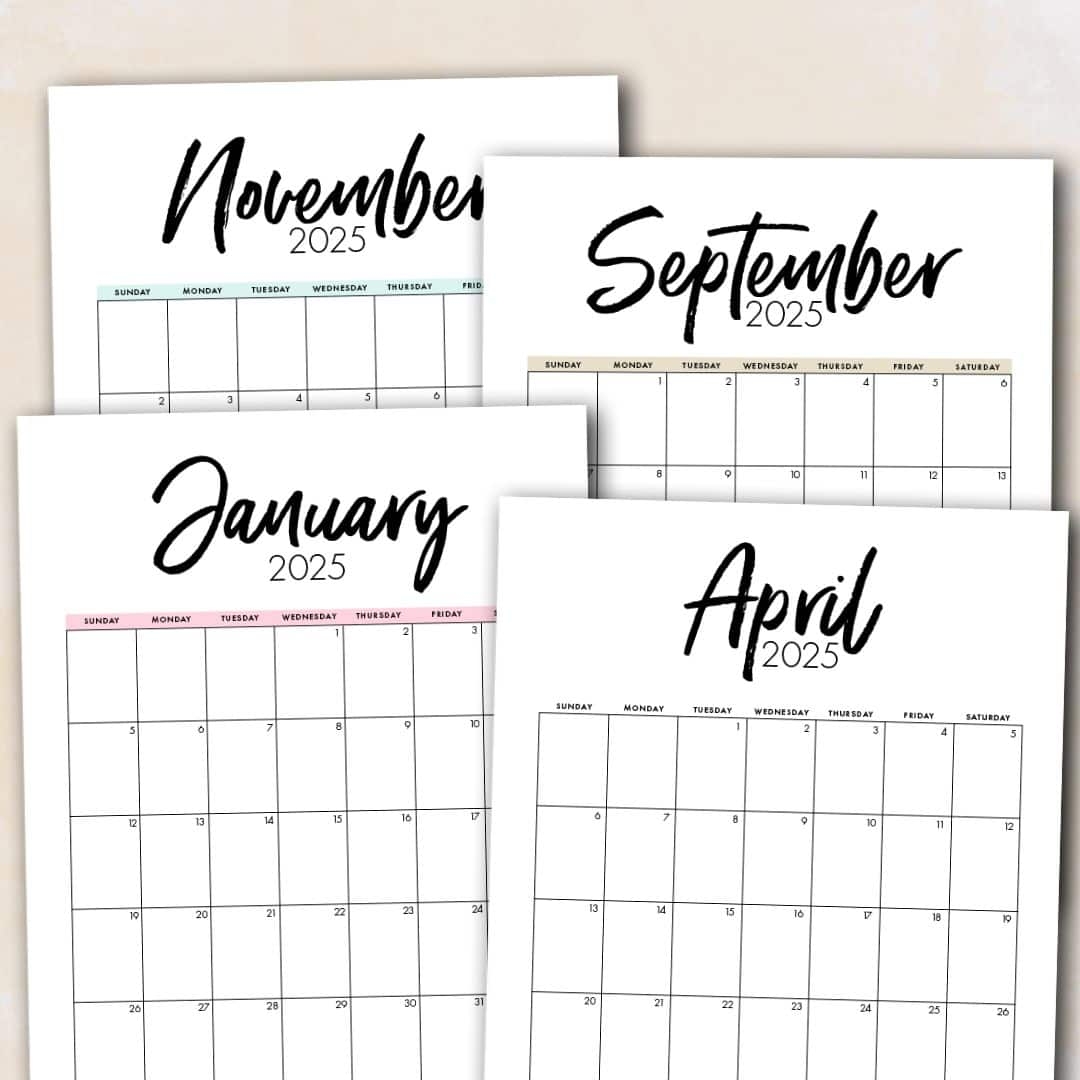 Printable Montly Calendar 2026