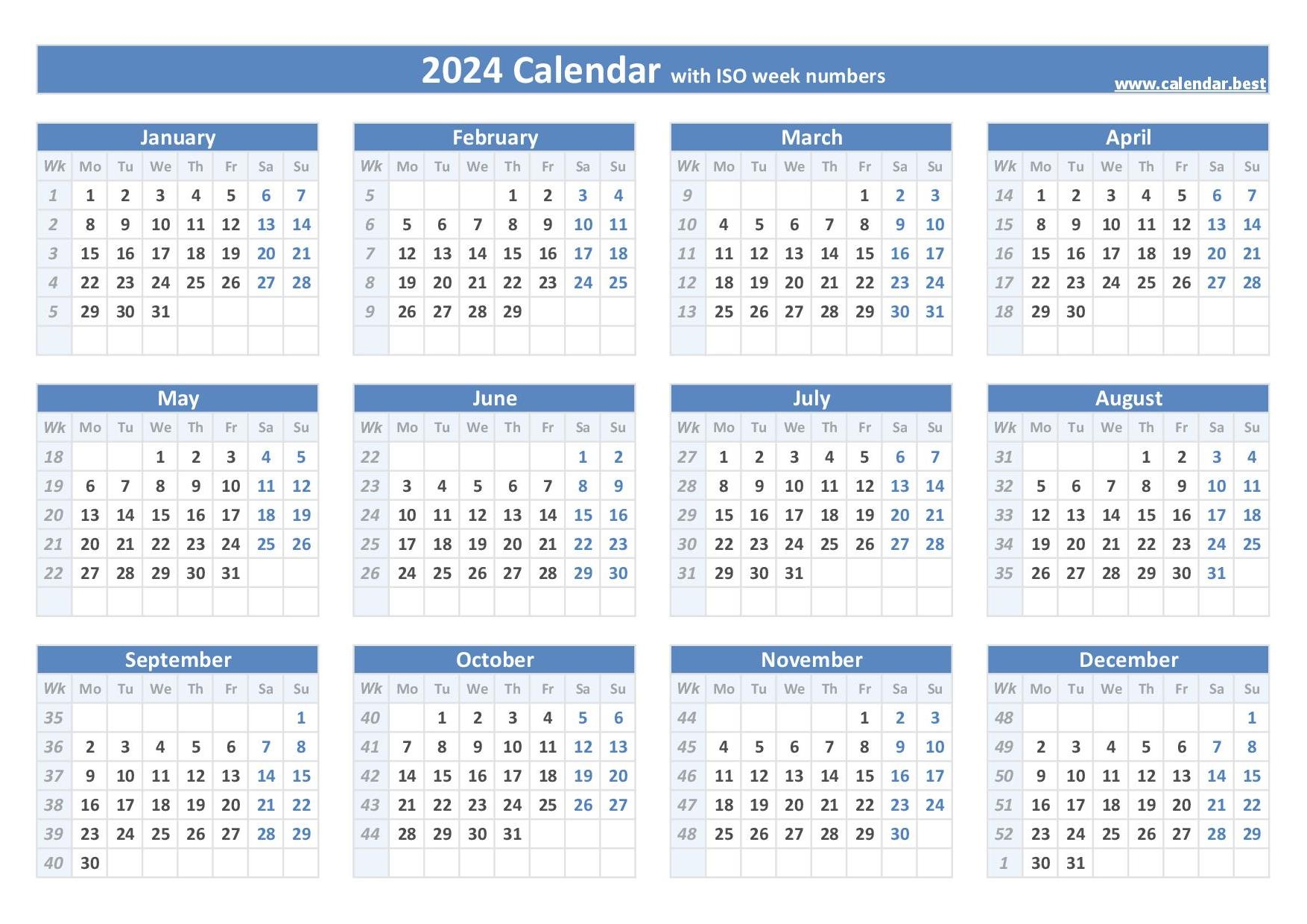 2026 Printable Weekly Calendar