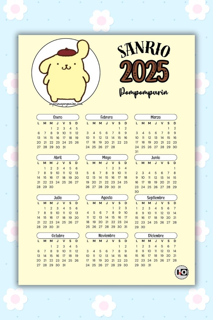 2026 Sanrio Calendar Printable