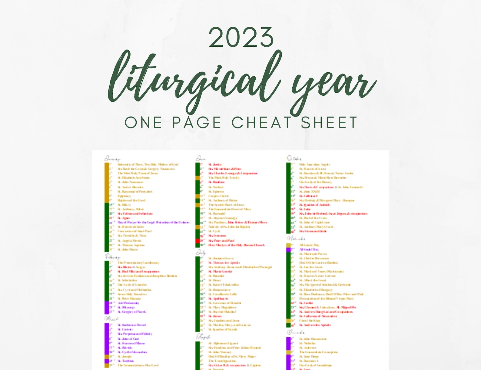 Catholic Calendar 2024 Vrogue Co