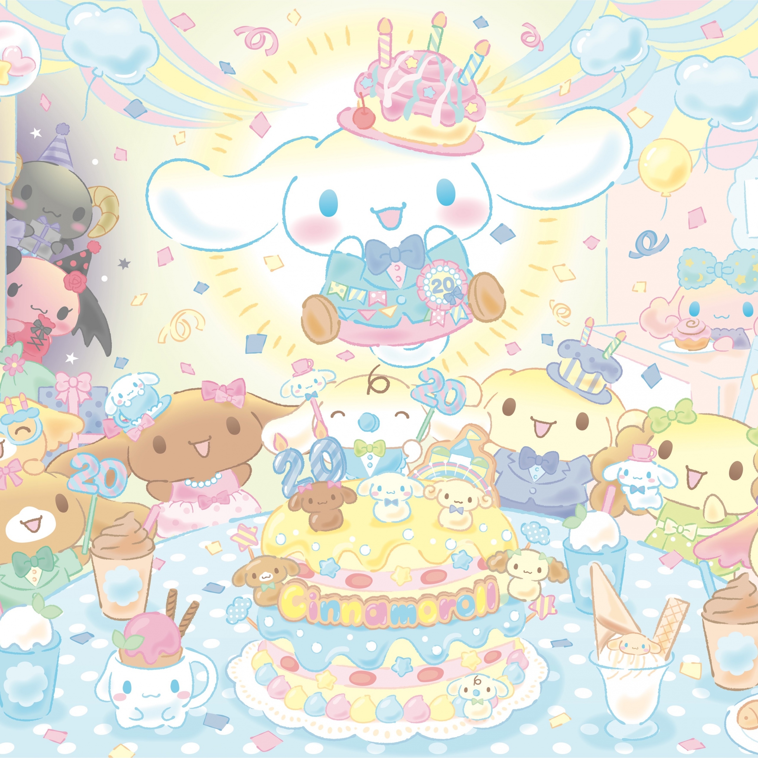 Cinnamoroll Wallpaper 4K Birthday 5K Cute Cartoon