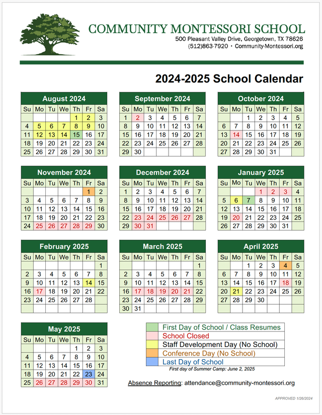 Cms School 2025 Calendar Mickey V Sauls