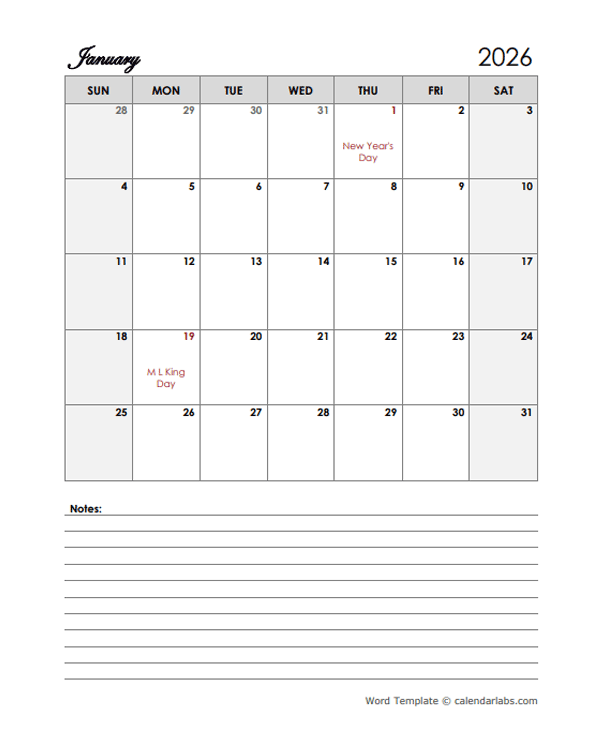 Crafting A 2026 Calendar In Microsoft Word A Comprehensive Guide