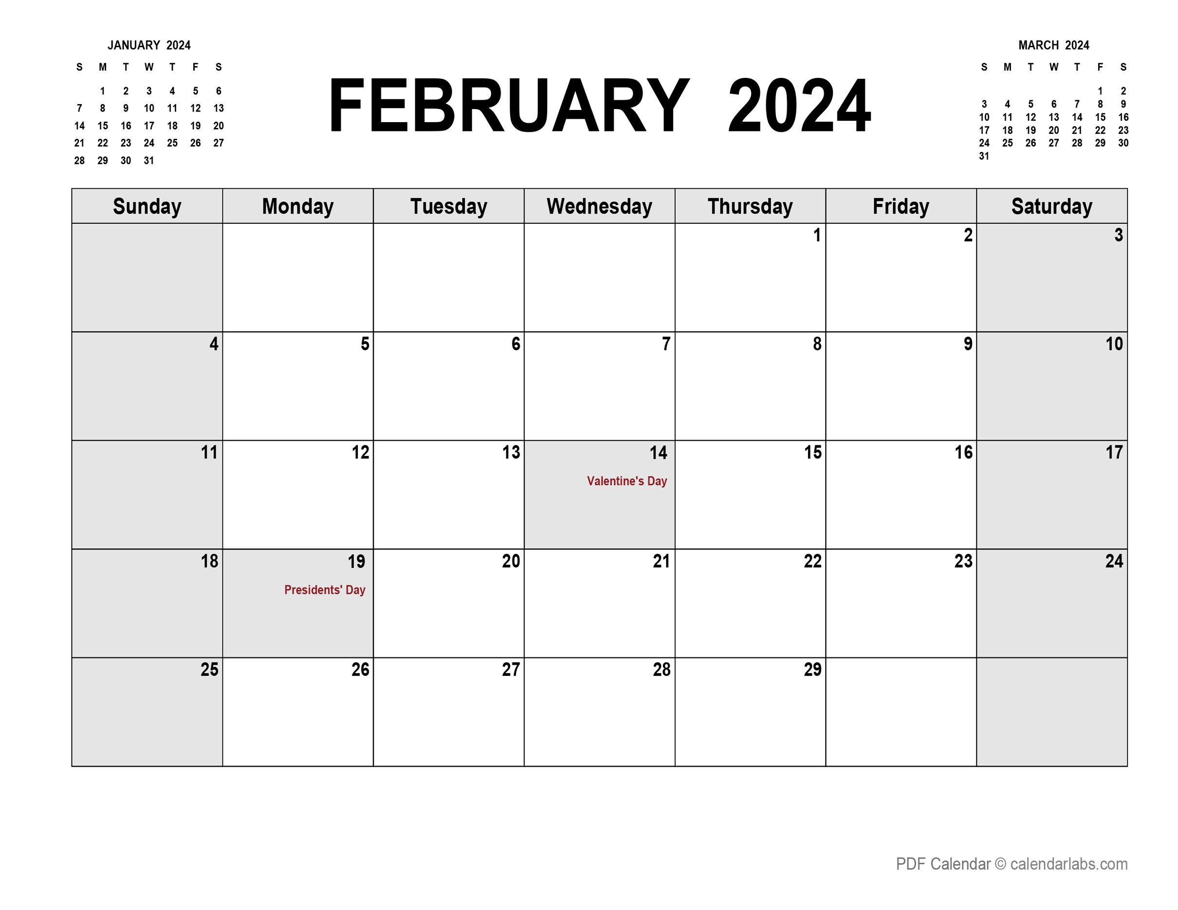 Daily Calendar 2025 February 21 Estella Monroe