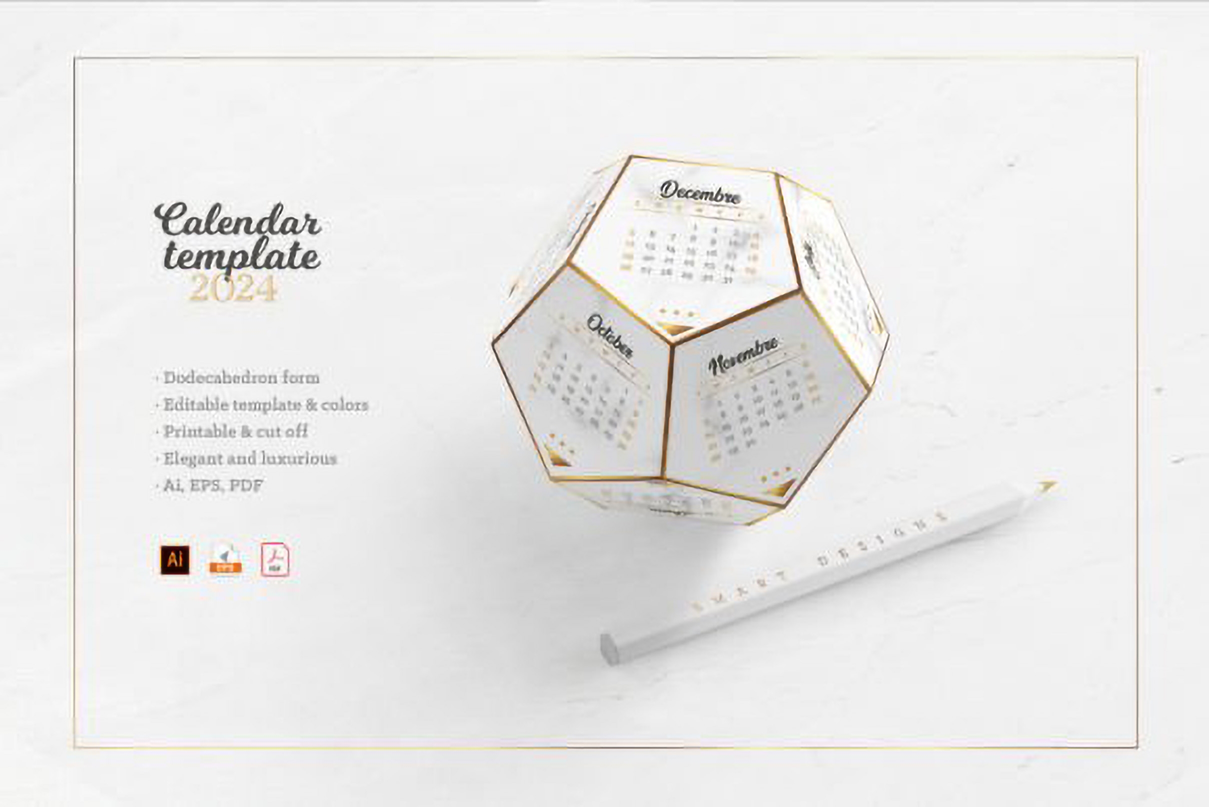 Dodecahedron Template Printable