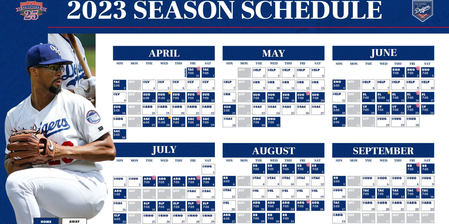 Dodgers 2025 Promotional Calendar Ziad Mathieu