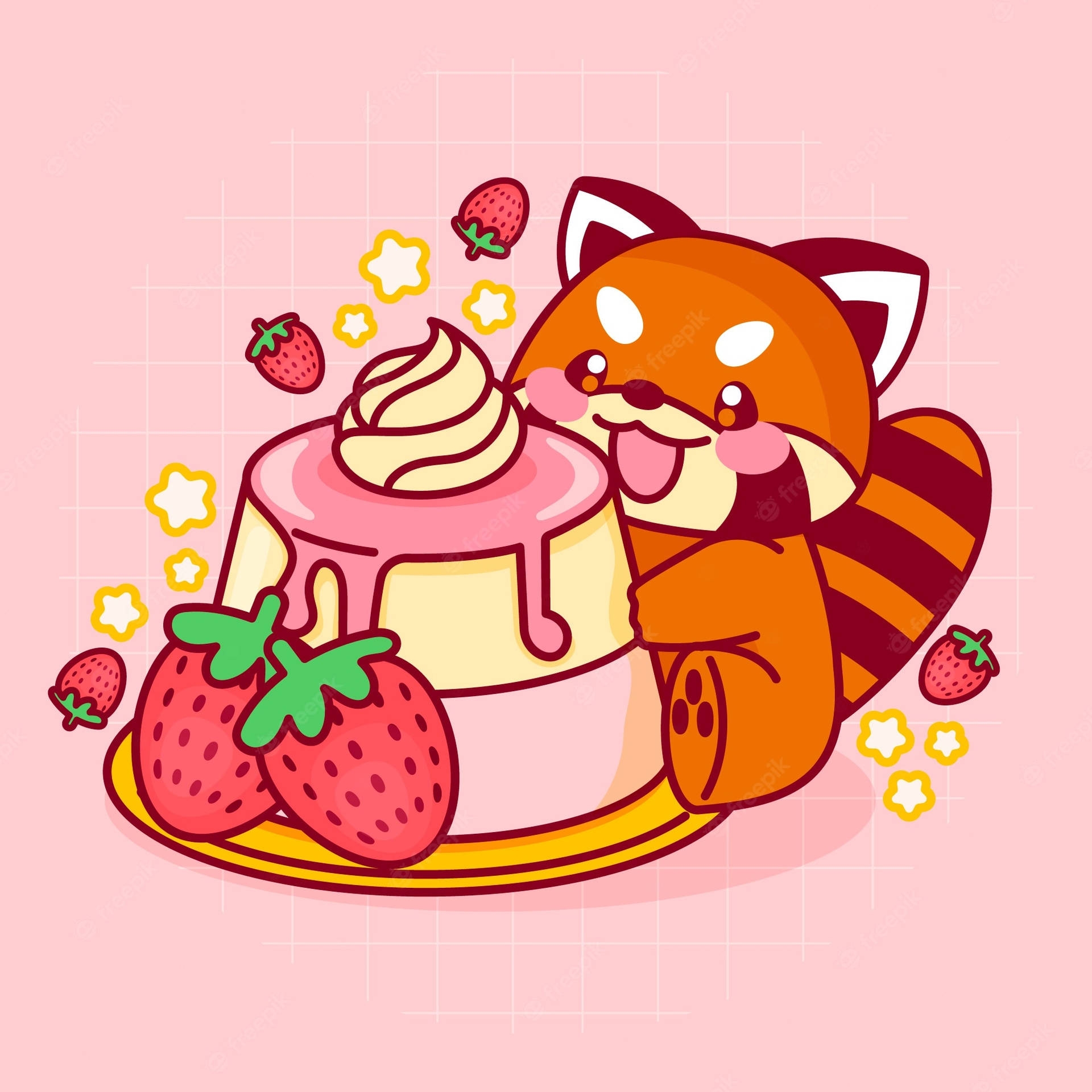 Download Kawaii Cute Animals Fox Wallpaper Wallpapers