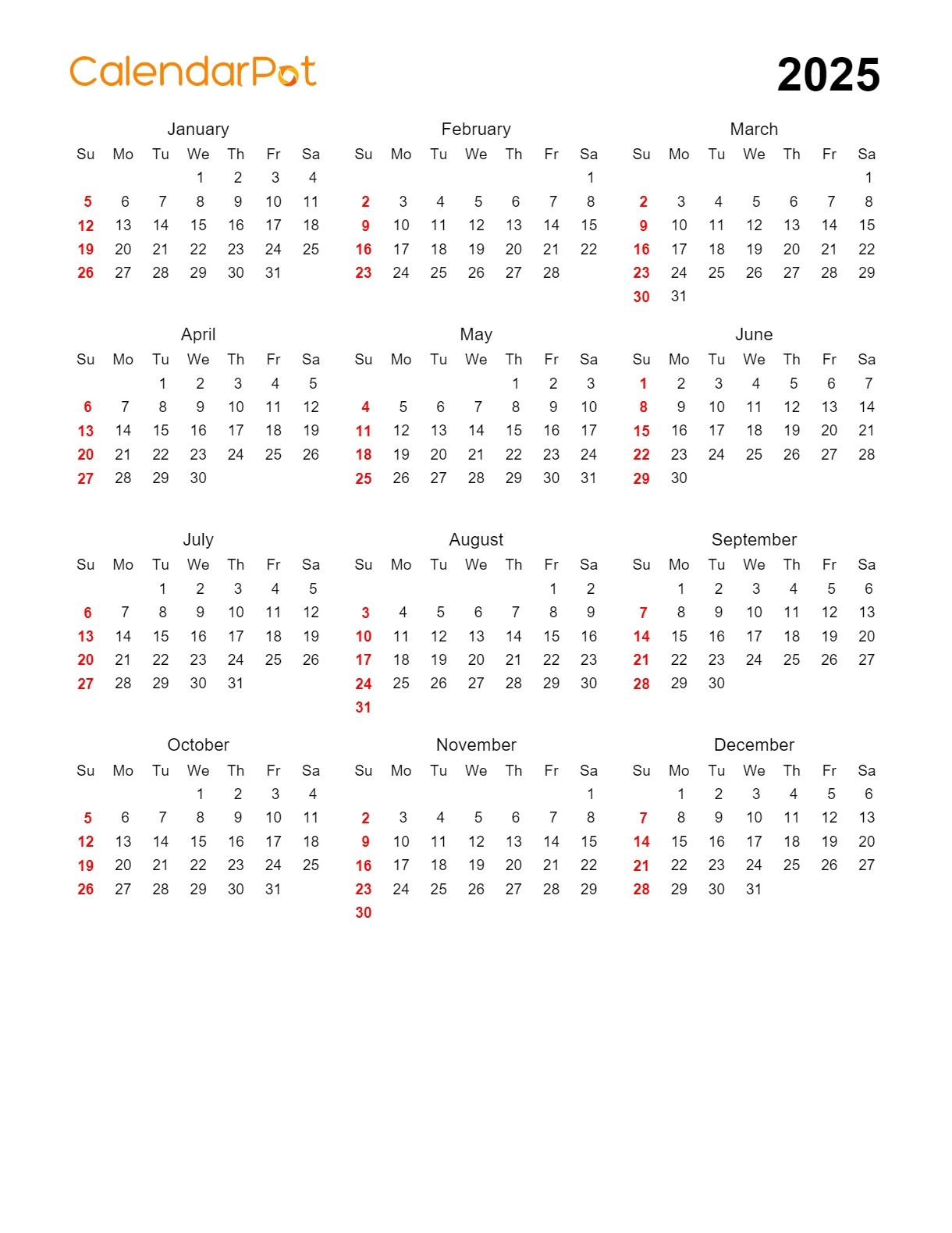 Download Printable Calendar 2026