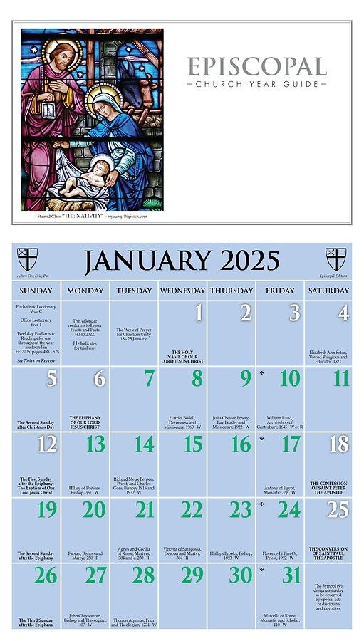 Liturgical Color Calendar 2026 Printable