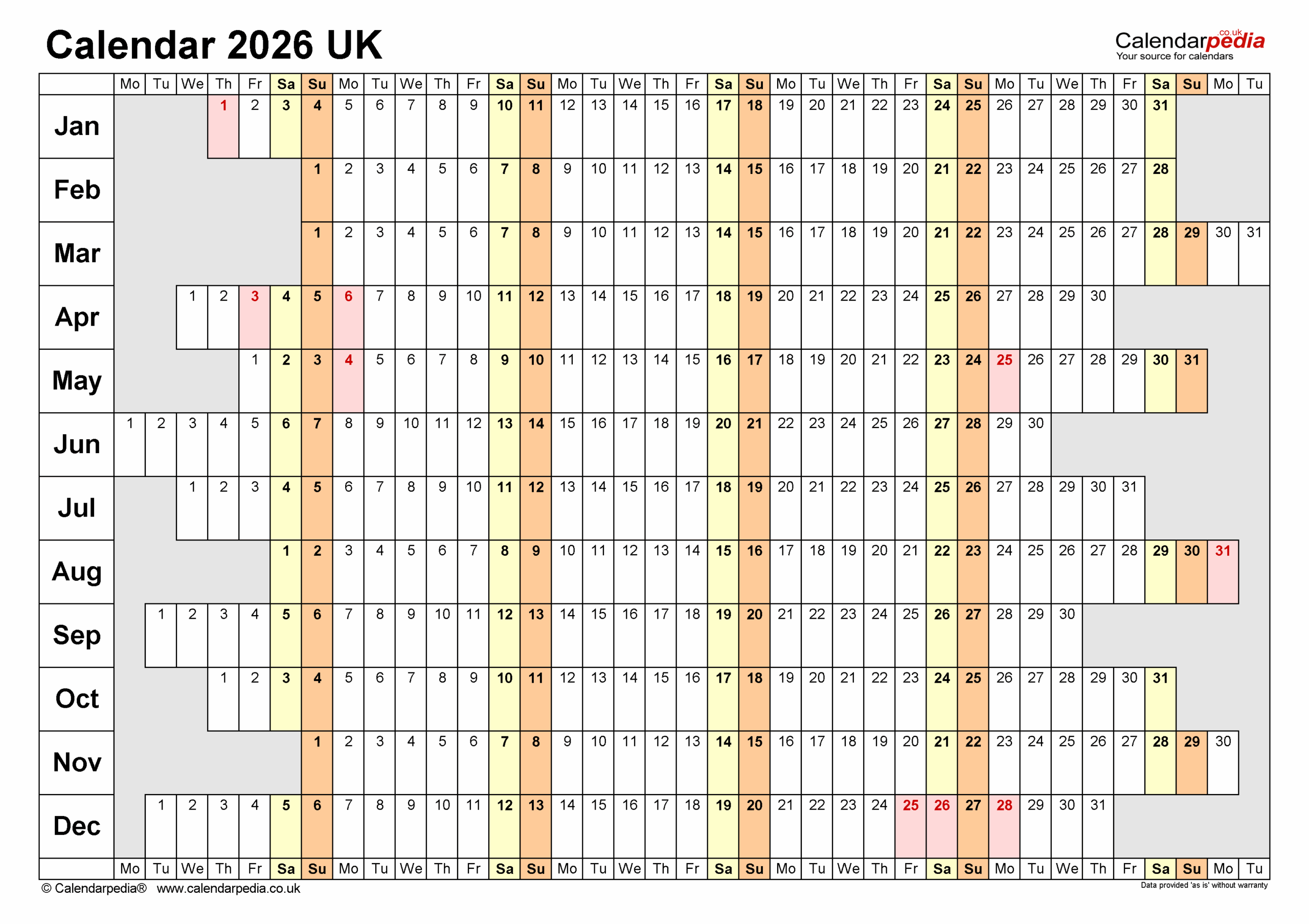 Get Ready For 2026 Download Your Free Printable Calendar Template In