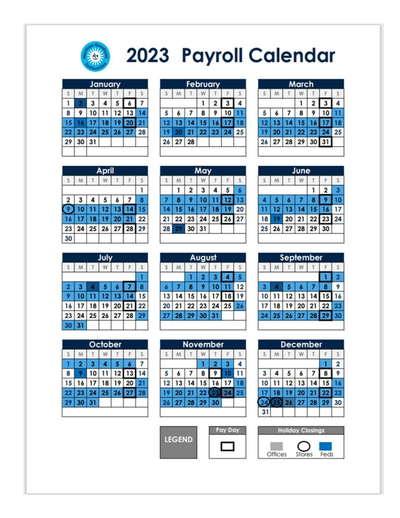 Goodwill Calendar 2025 Leon D Vincent