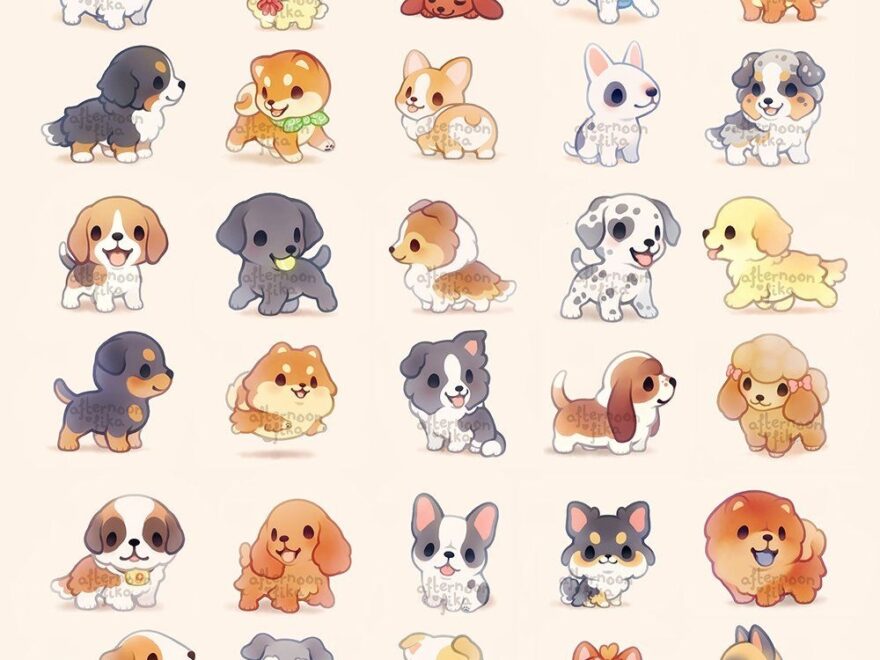 Ida On Twitter Cute Dog Drawing Cute Animal Drawings Cute