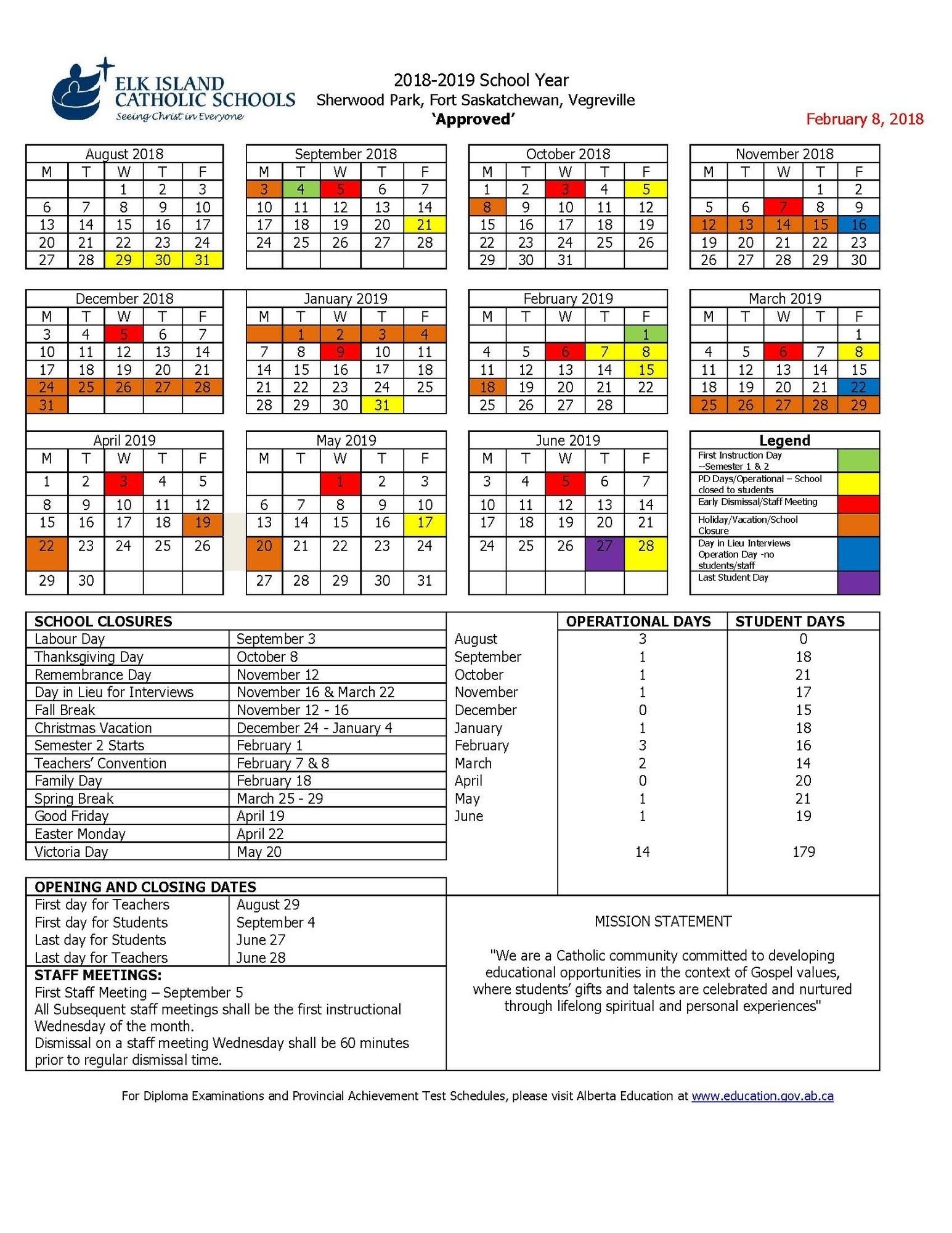 Incredible School Calendar Edmonton Public Calendars Arrive At PDF Not