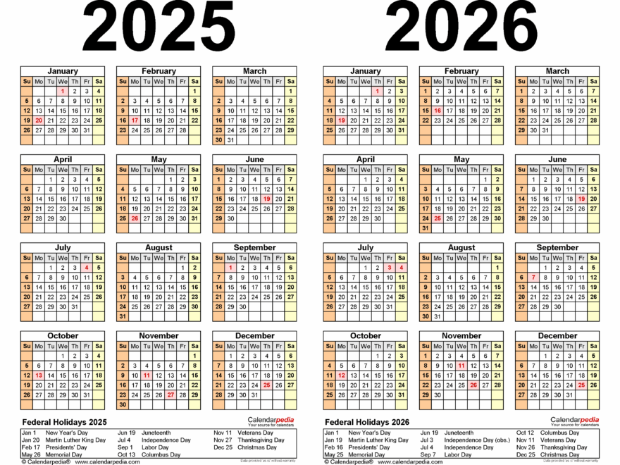 June 2025 To May 2026 Calendar Elma H Worthy