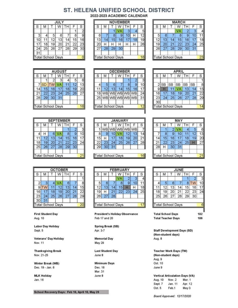 2026 To 2026 Lausd Calendar Printable