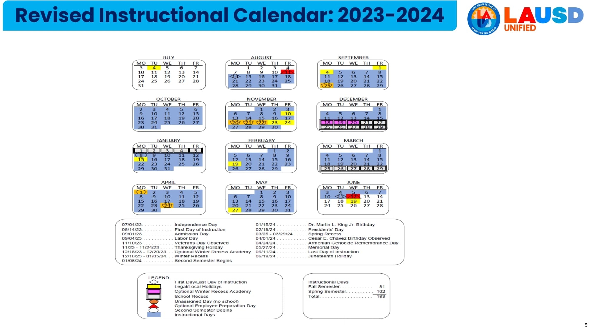 Lausd 2025 2026 School Calendar 2025 Teresa C Snyder