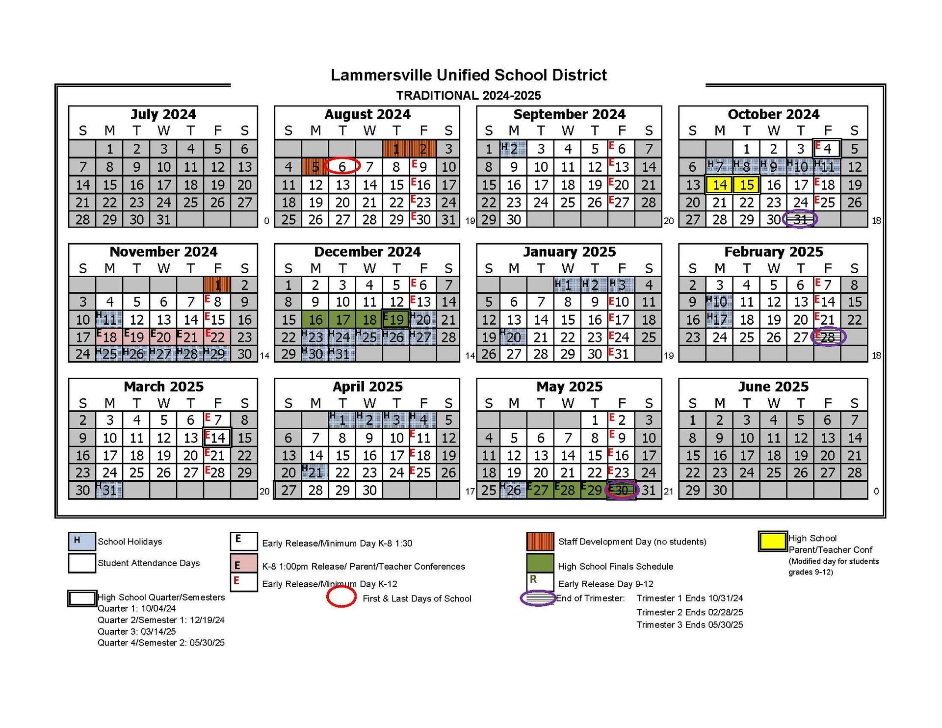 Lusd Calendar 24 25 Maryam Ruby