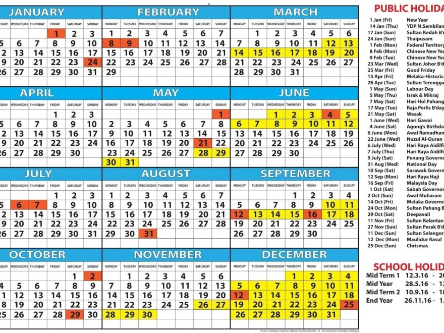 Malay Calendar 2024