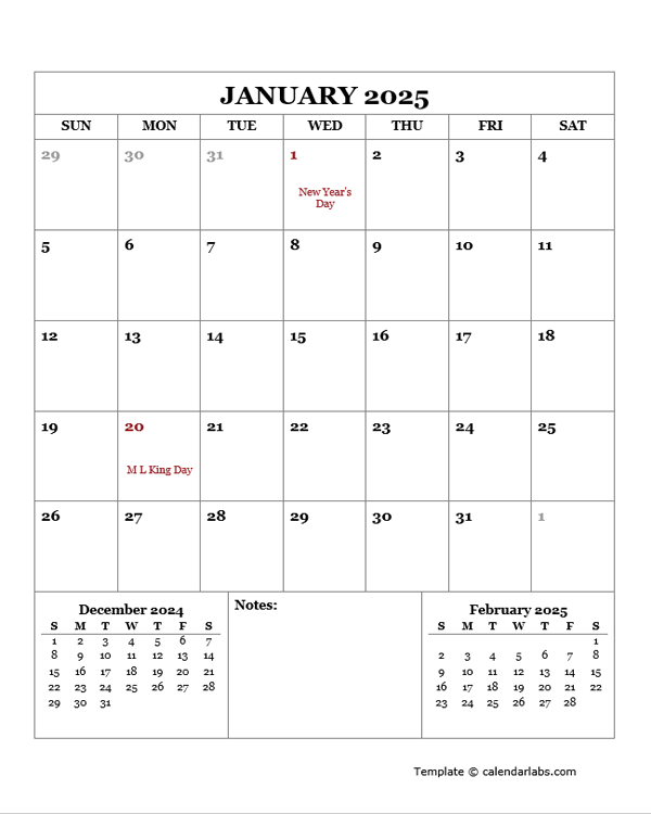 Monthly Calendar For 2025 Free Jonas C Jacobsen