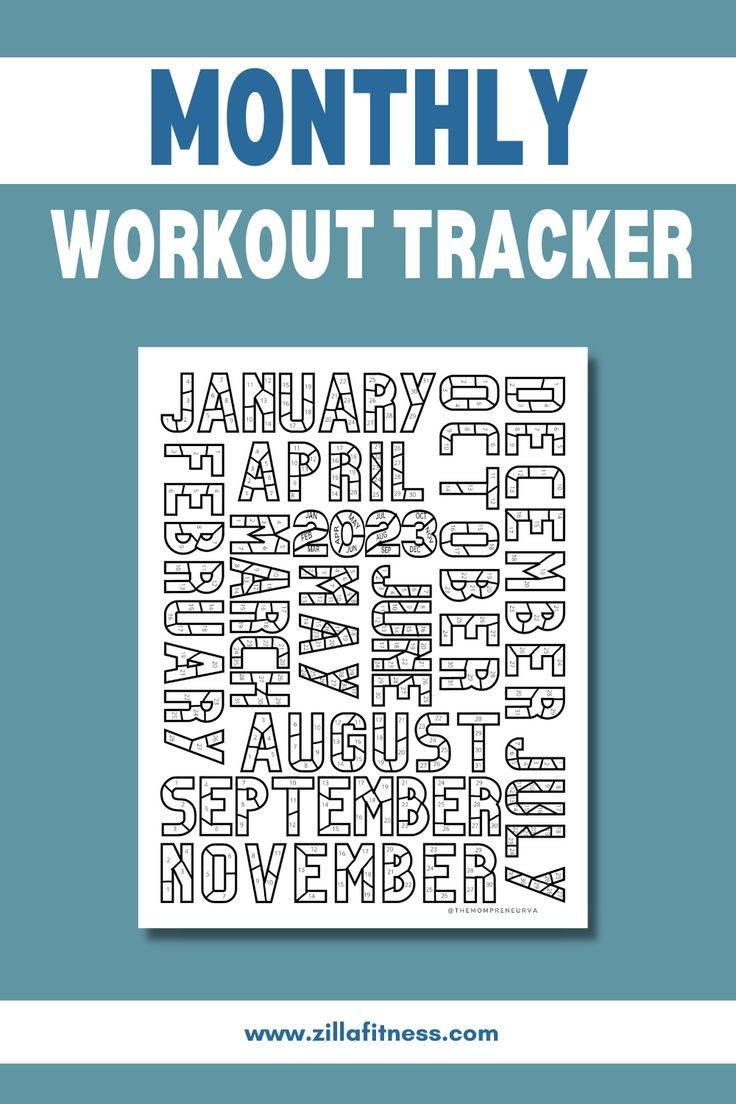 Monthly Coloring Workout Calendar Body Beast Schedule P90x Schedule