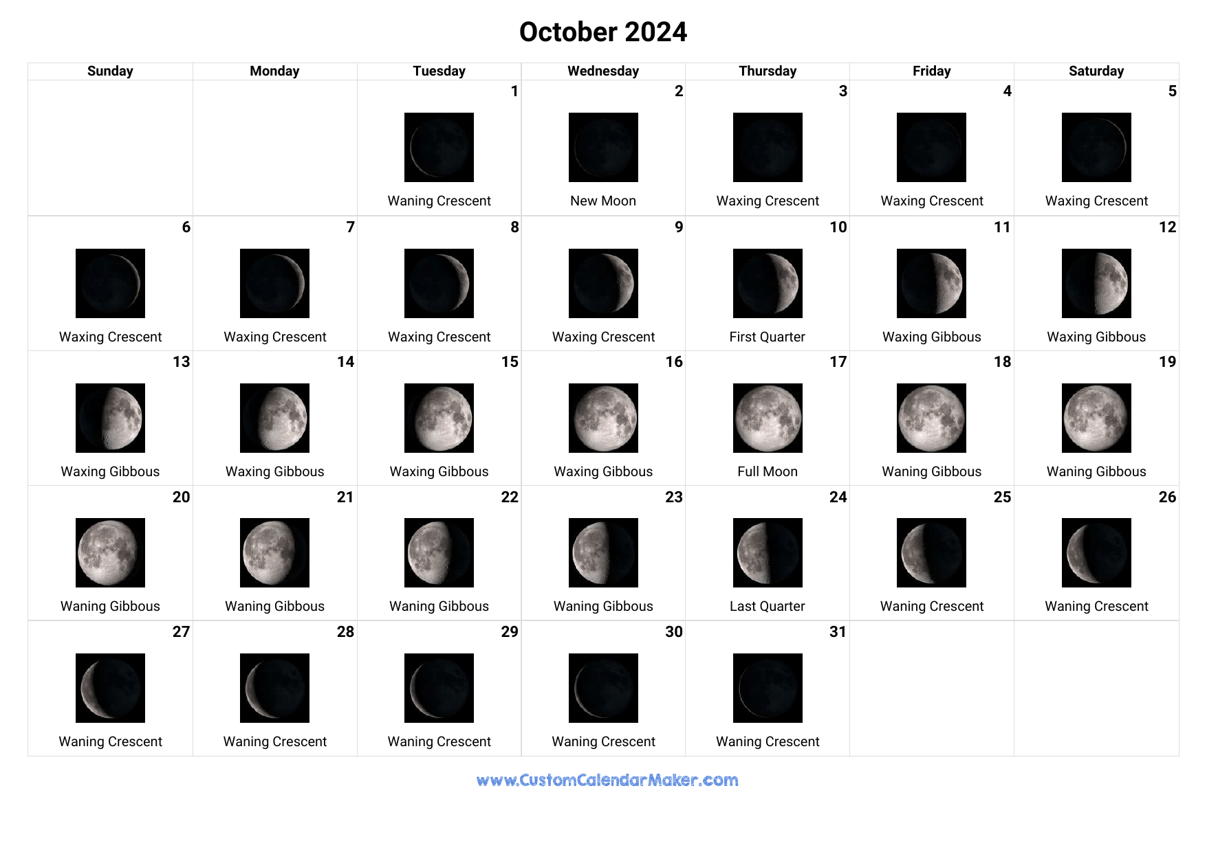 Moon Phase October 26 2024 Carry Crystal