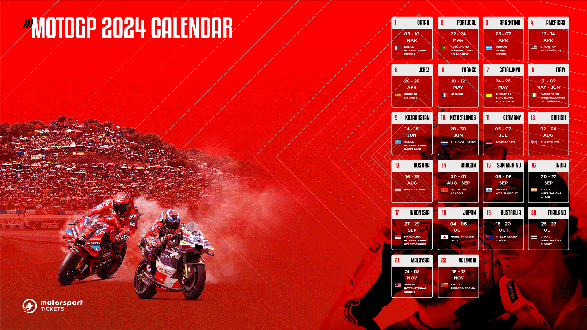 Motogp Calendar 2026 Printable