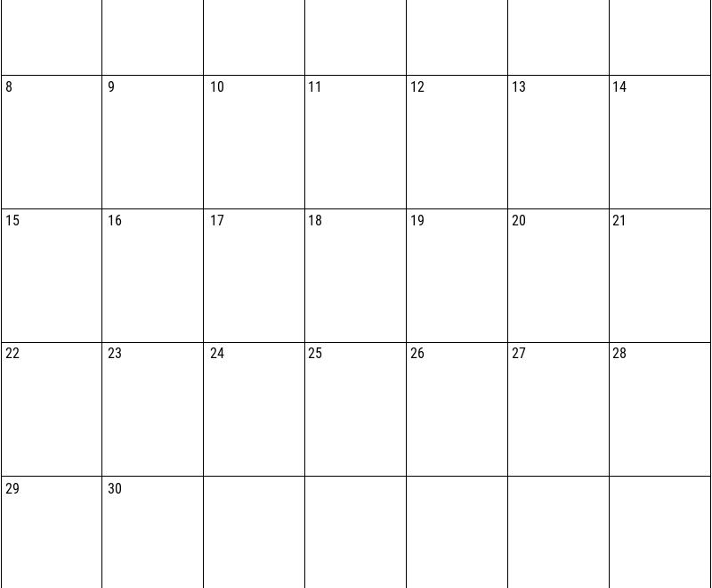 November 2026 Vertical Calendar Handy Calendars