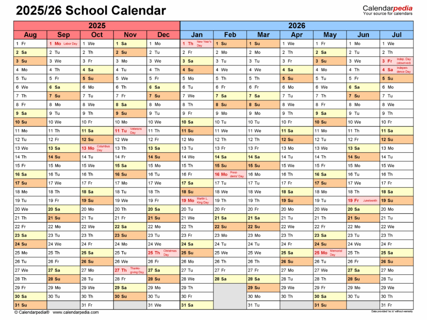 Ocps 2025 26 School Calendar Alex Davis
