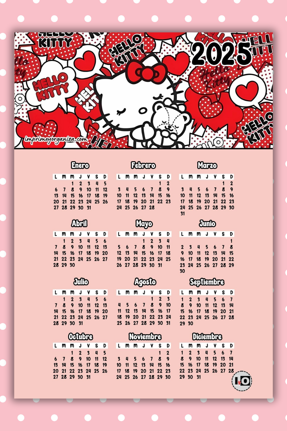 Pin On Calendarios Infantiles