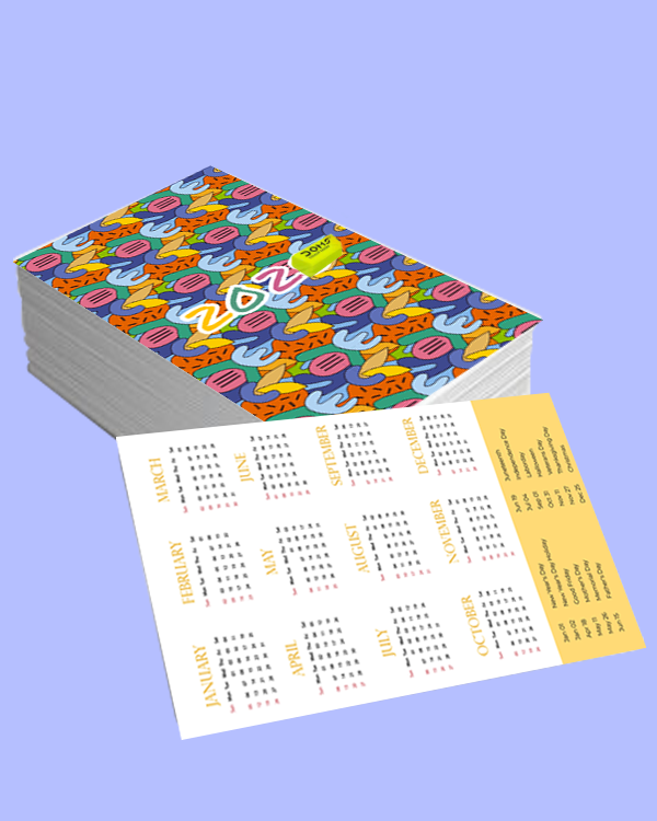 Pocket Calendar Template 2025 Denise Dawes
