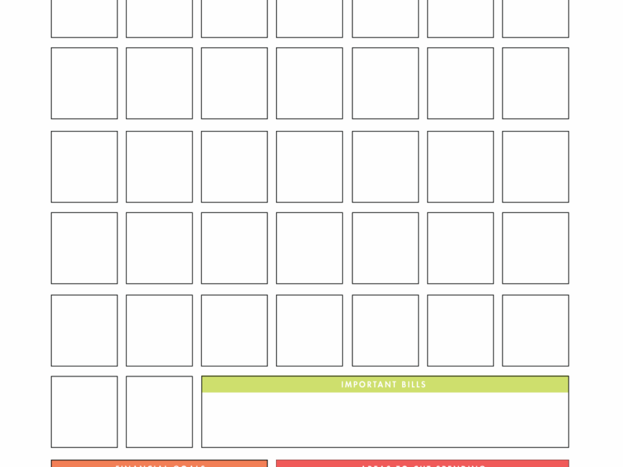 Printable Bill Calendar Valma Martica