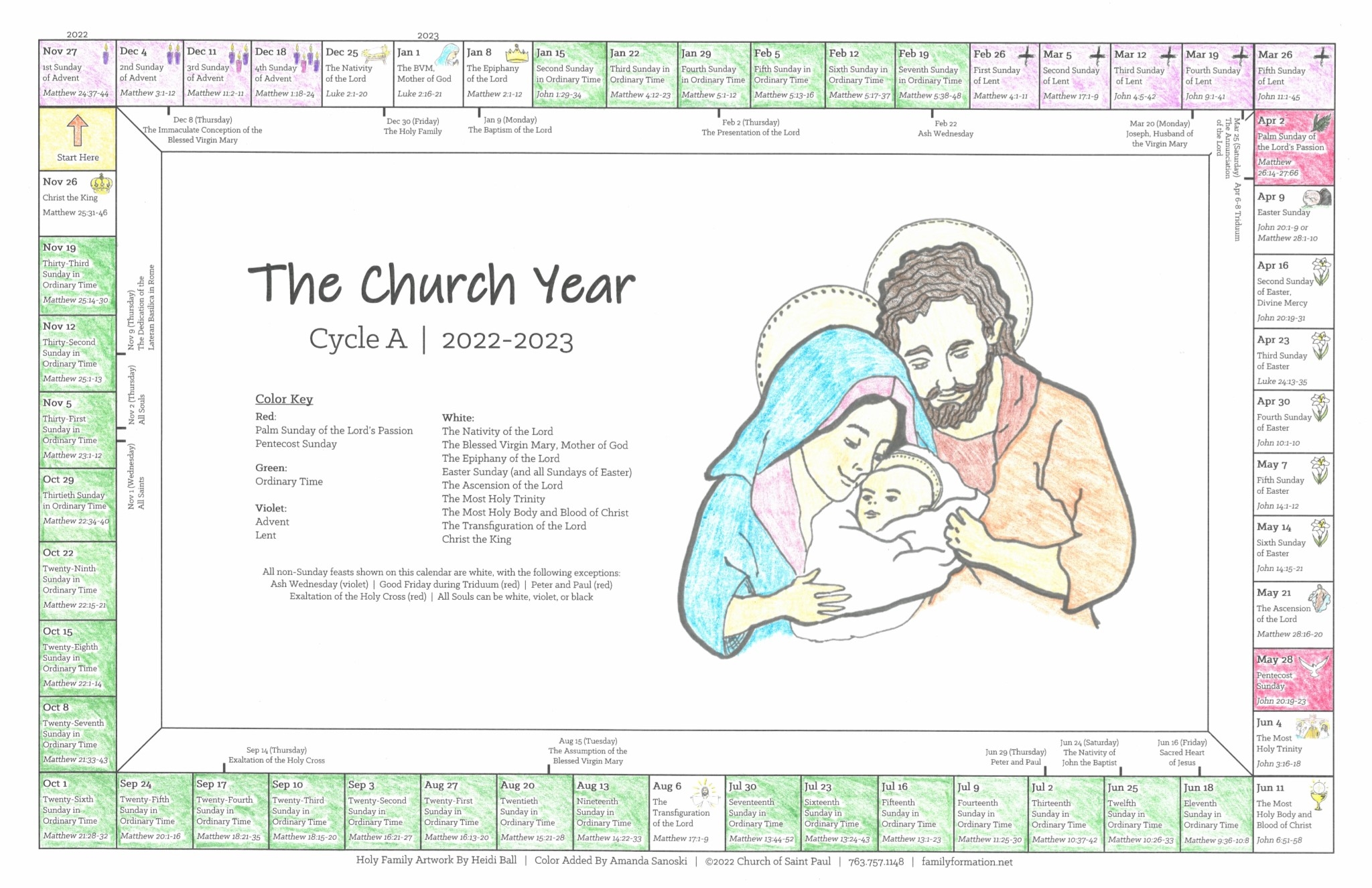 Printable Liturgical Calendar 2025 Fanya Miguelita