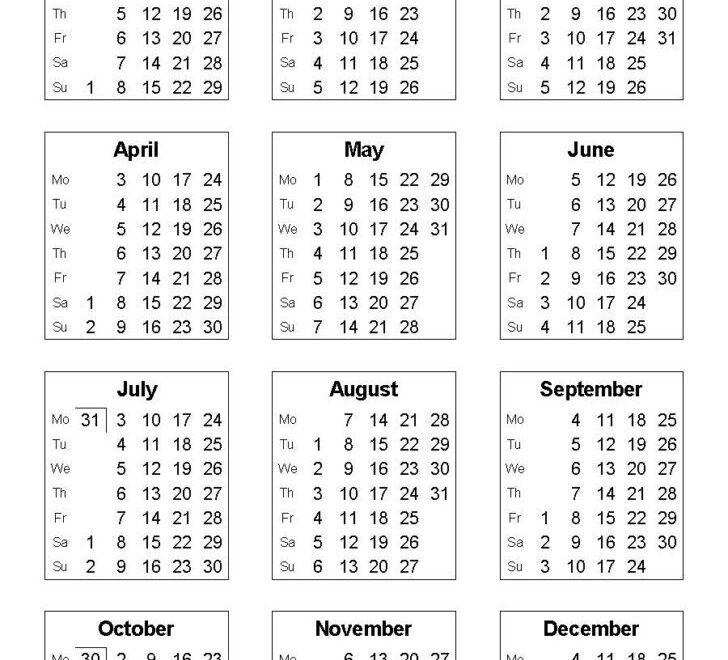 Printable Wallet Size Calendar Printable Calendar Design Free