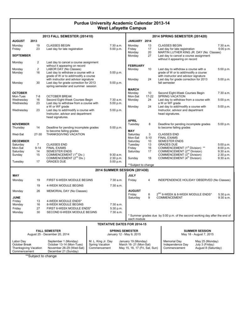 Purdue Academic Calendar 2025 25 Printable Ruby M McKinney