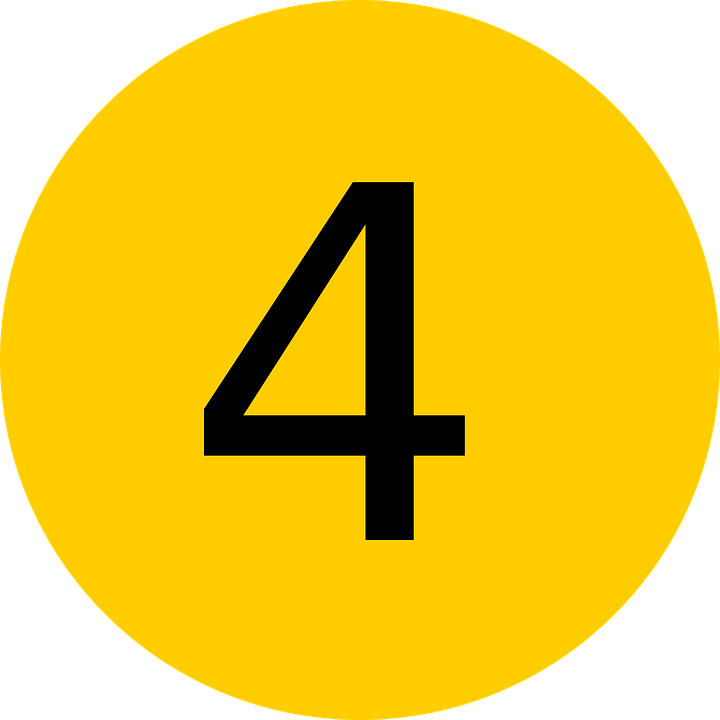 Quatre Num Ro Quatri Me Images Vectorielles Gratuites Sur Pixabay