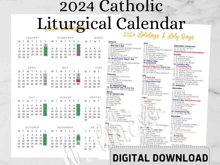 Roman Liturgical Calendar 2025 Ezekiel Green