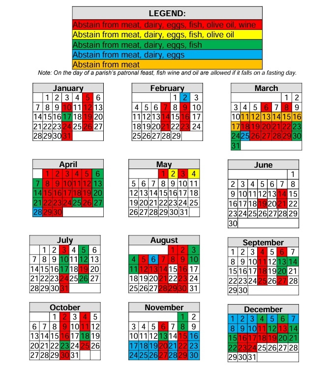 Russian Orthodox Calendar 2024 Minta Tamarra