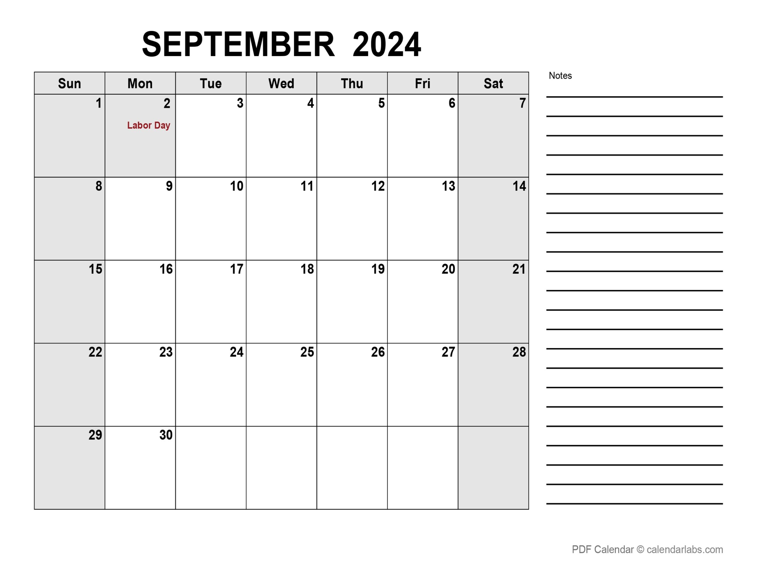 September 2025 Calendar Printable Wiki Images References Margaret L