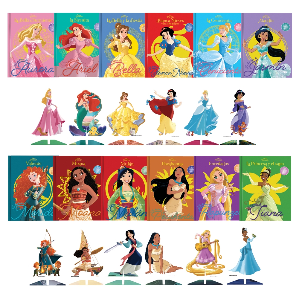 Serie Completa Disney Princesa Coleccionables Madreditorial