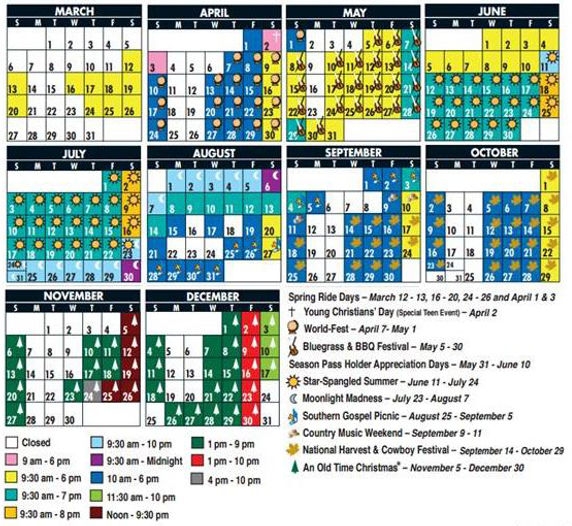 Silver Dollar City Hours