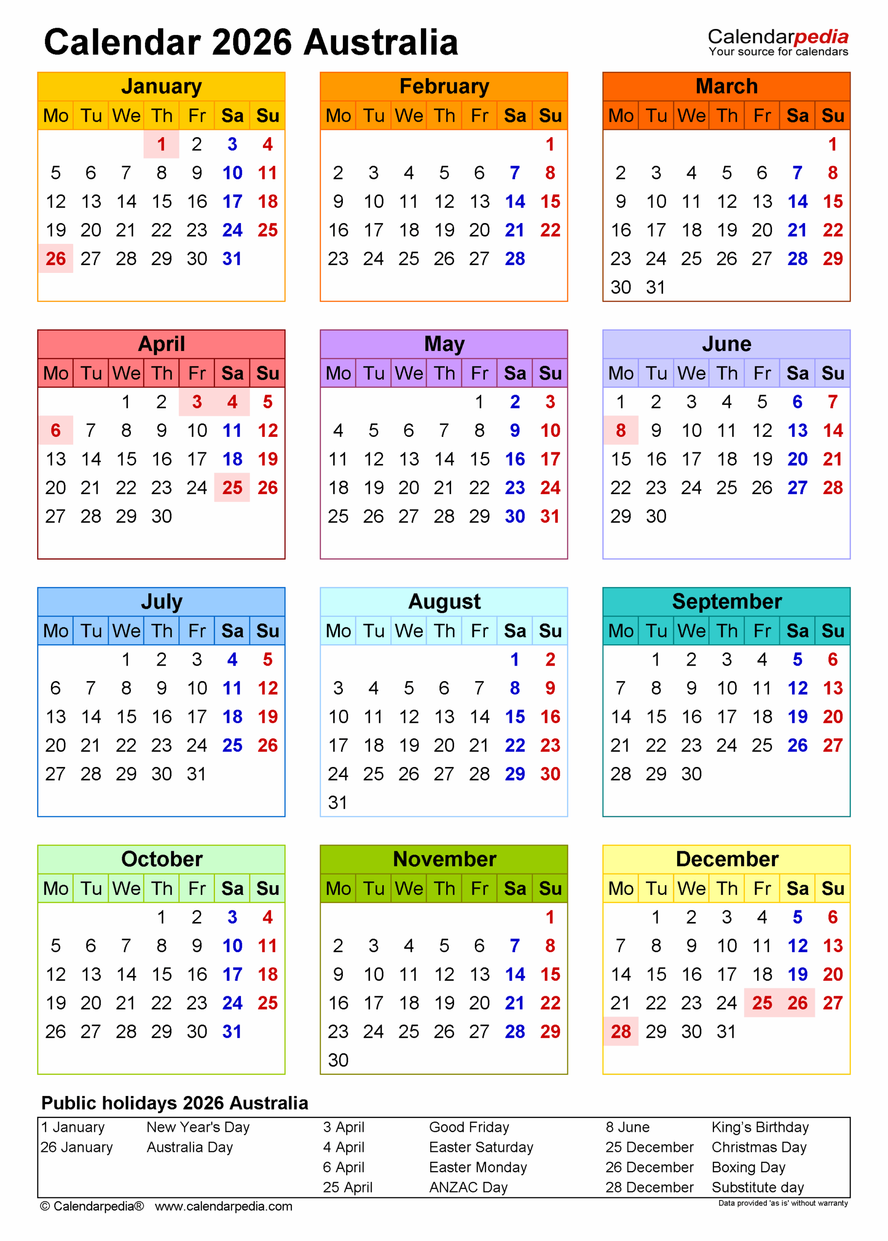 Stay Organized With The 2025 Printable Calendar For Australia General