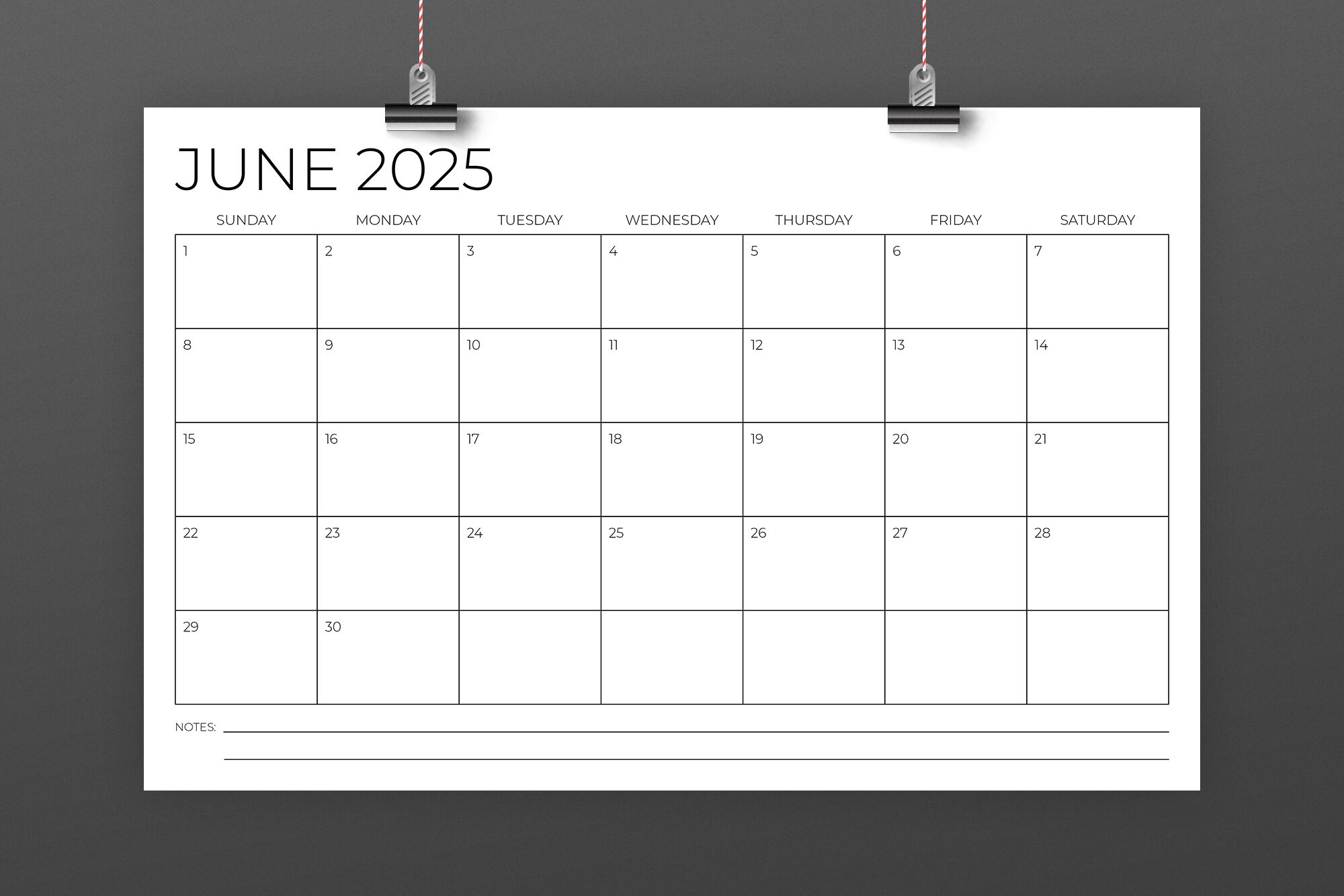 Summer 2025 Calendar Template Summer Adcock