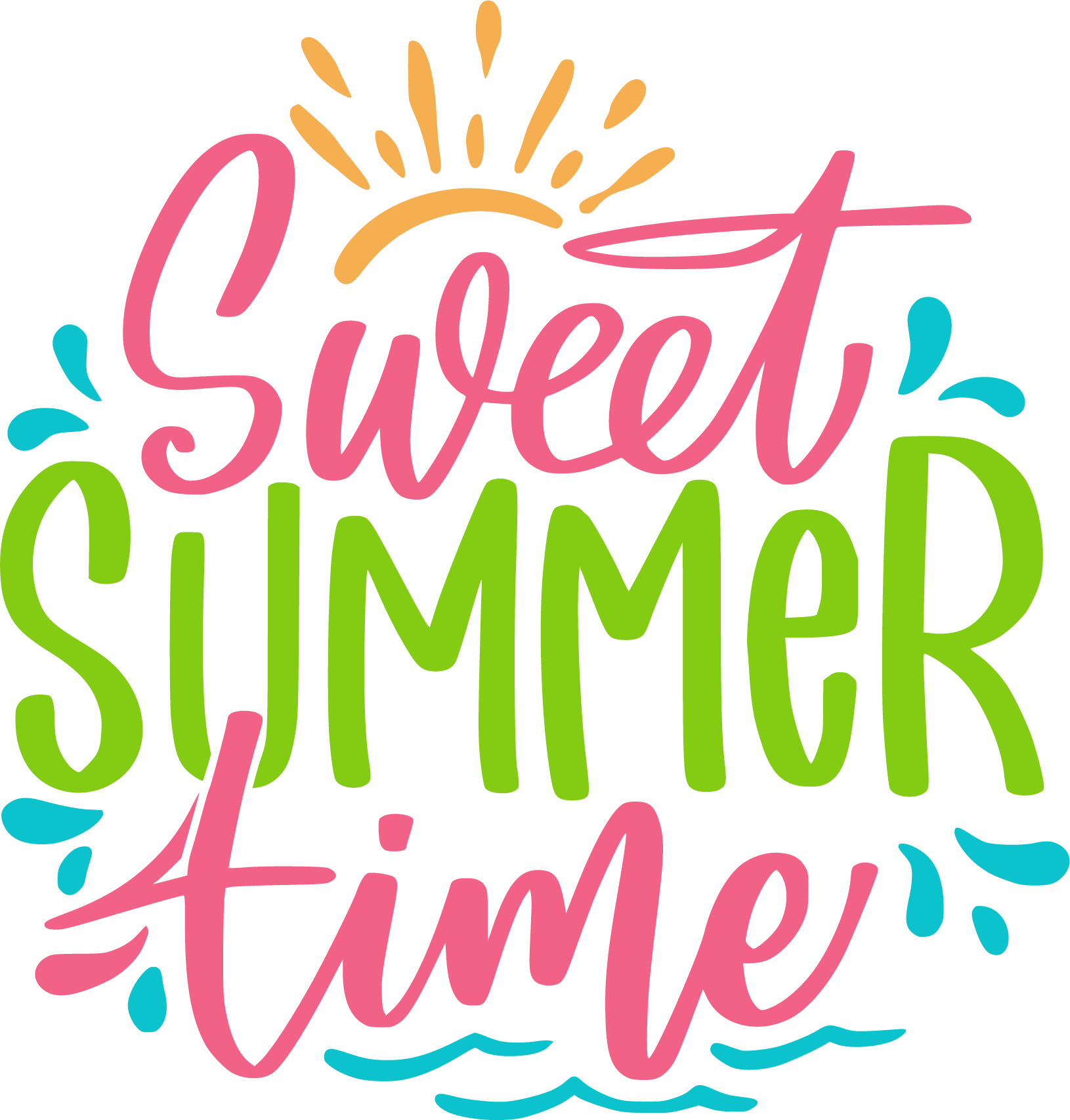 Summer SVG Sweet Summer Time By Dapiyupi TheHungryJPEG