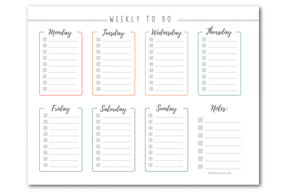 Weekly Free Printable To Do List Paper Trail Design 56 OFF