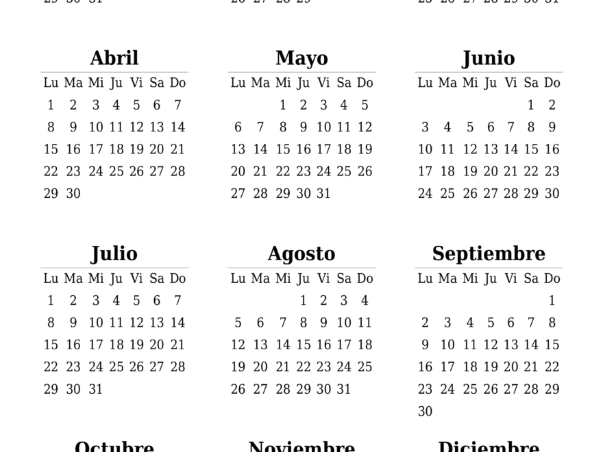 Work Calendar Table Calendar Excel Calendar 12 Month Calendar Print
