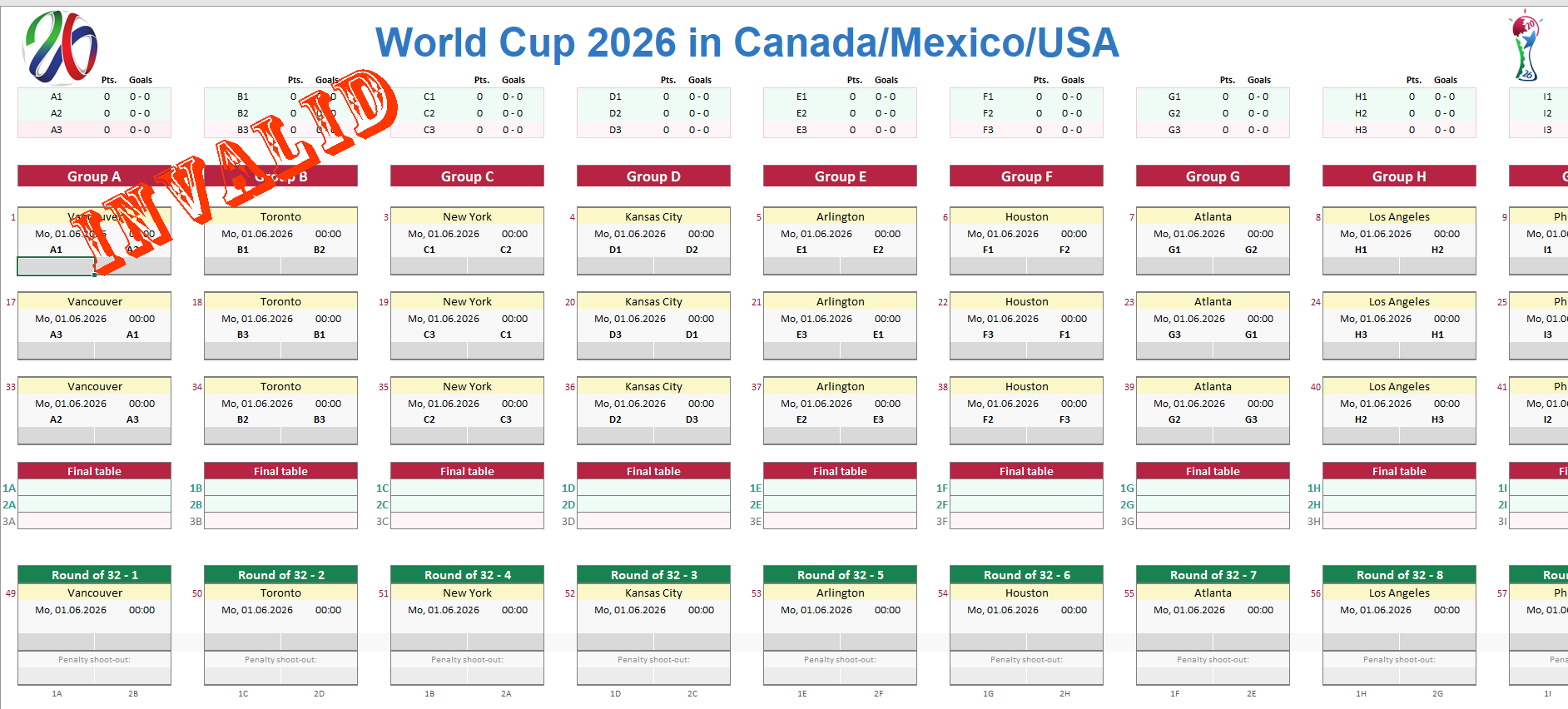 World Cup 2026 Dates William J Kostka