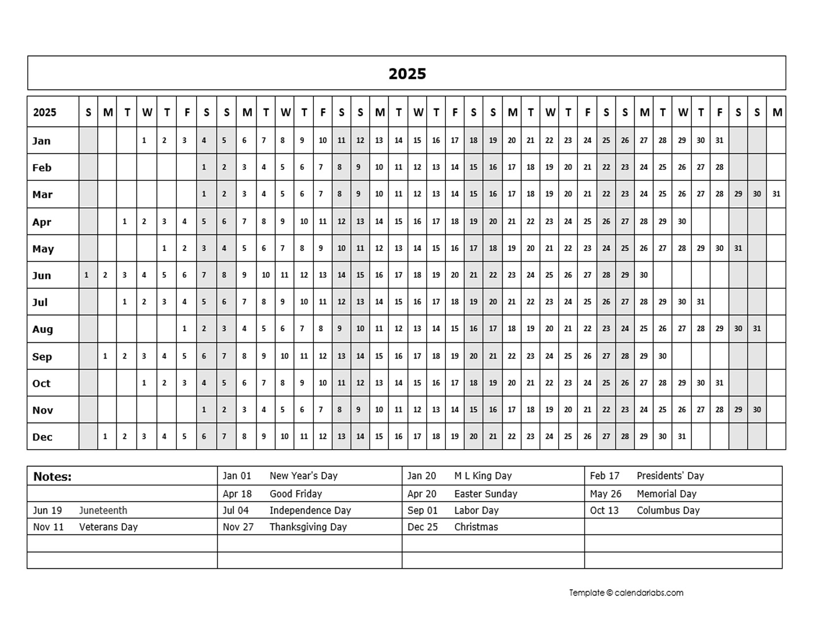 Year At A Glance 2025 Planner Darcy Elsbeth